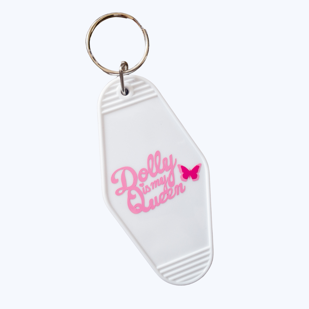 Dolly is my Queen Motel Keyring